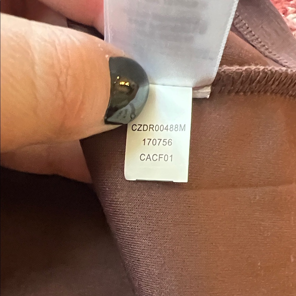 Cable & Gauge Dusty Plum Wrap Dress - Picture 11 of 11